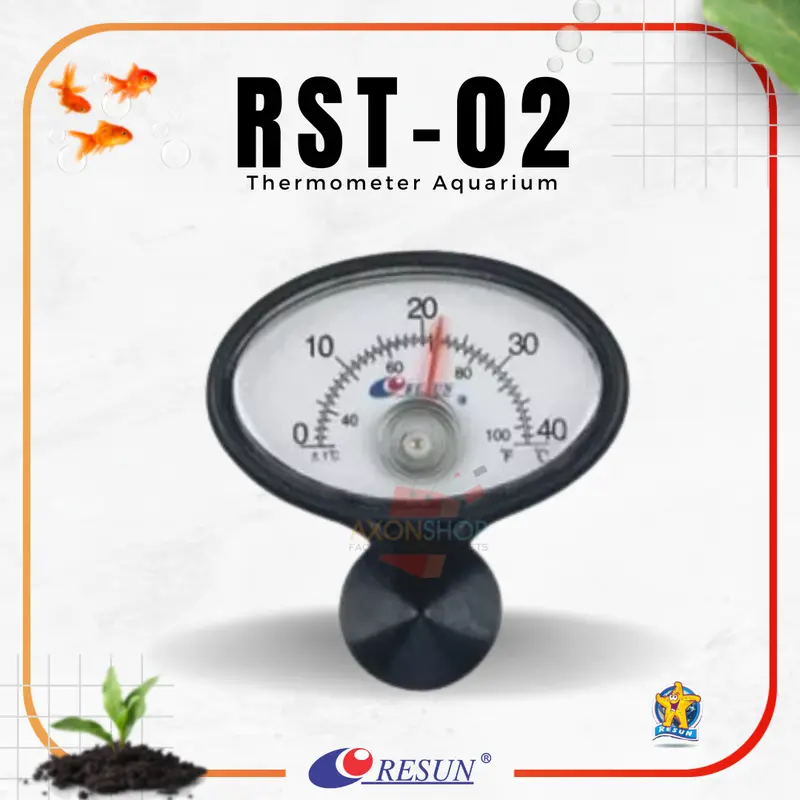 Resun Termometer Aquarium RST-02 Thermometer Suhu Akuarium rst02 Jarum 0