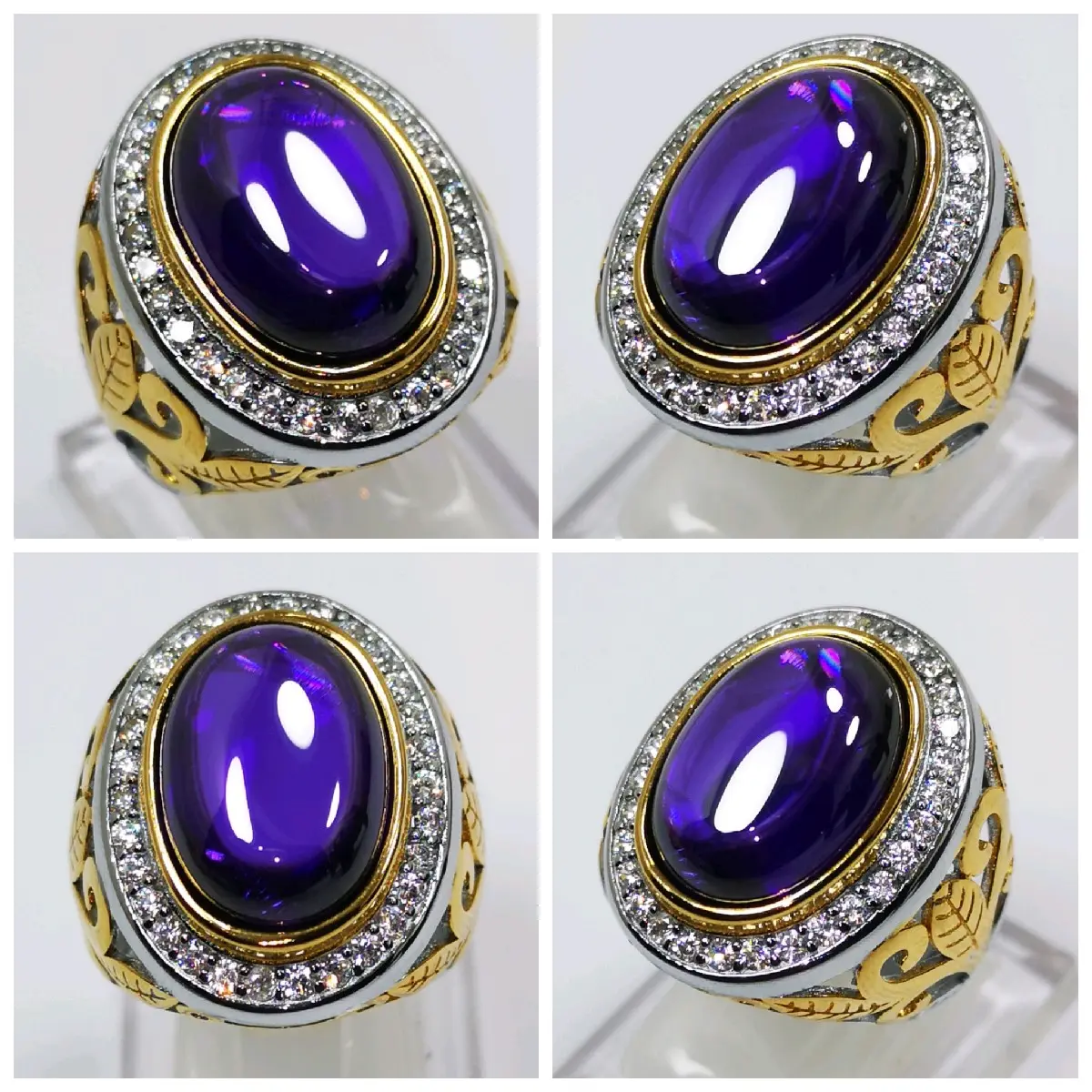 BATU CINCIN KECUBUNG AMETYS BRAZIL SUPER MEWAH