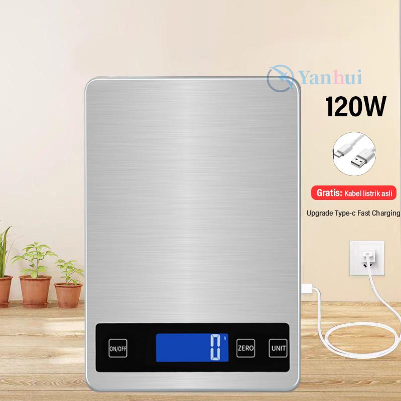 Timbangan Digital Max 10 Kg Dapur Charge USB / Cas  Untuk Masak / Kue Timbangan Dapur Kue Tahan Air 6
