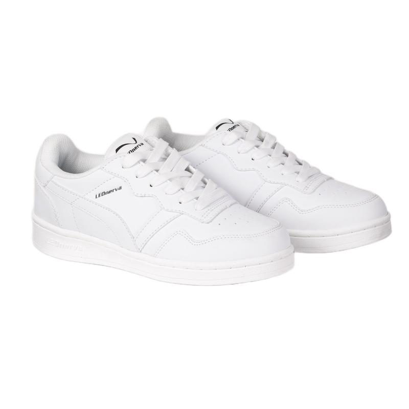 Sneaker Unisex LEOnerva 808 - VS1 Trắng Full Shoes Full Size Nam Nữ ( Đi lên 1 size so với size giày thường) Đế Bằng