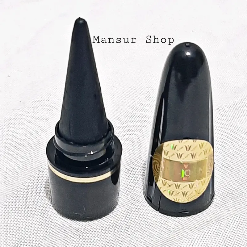Ameerah Kajal Kecil Celak Mata Hitam - Pasta Herbal Dalam Tube Anti Air Eyeliner 0