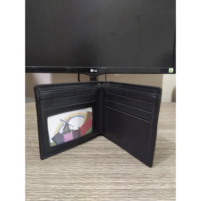 Ví vuông nam hình mắt cú thời trang phong cách siêu ngầu K50121 {Freeship} 3