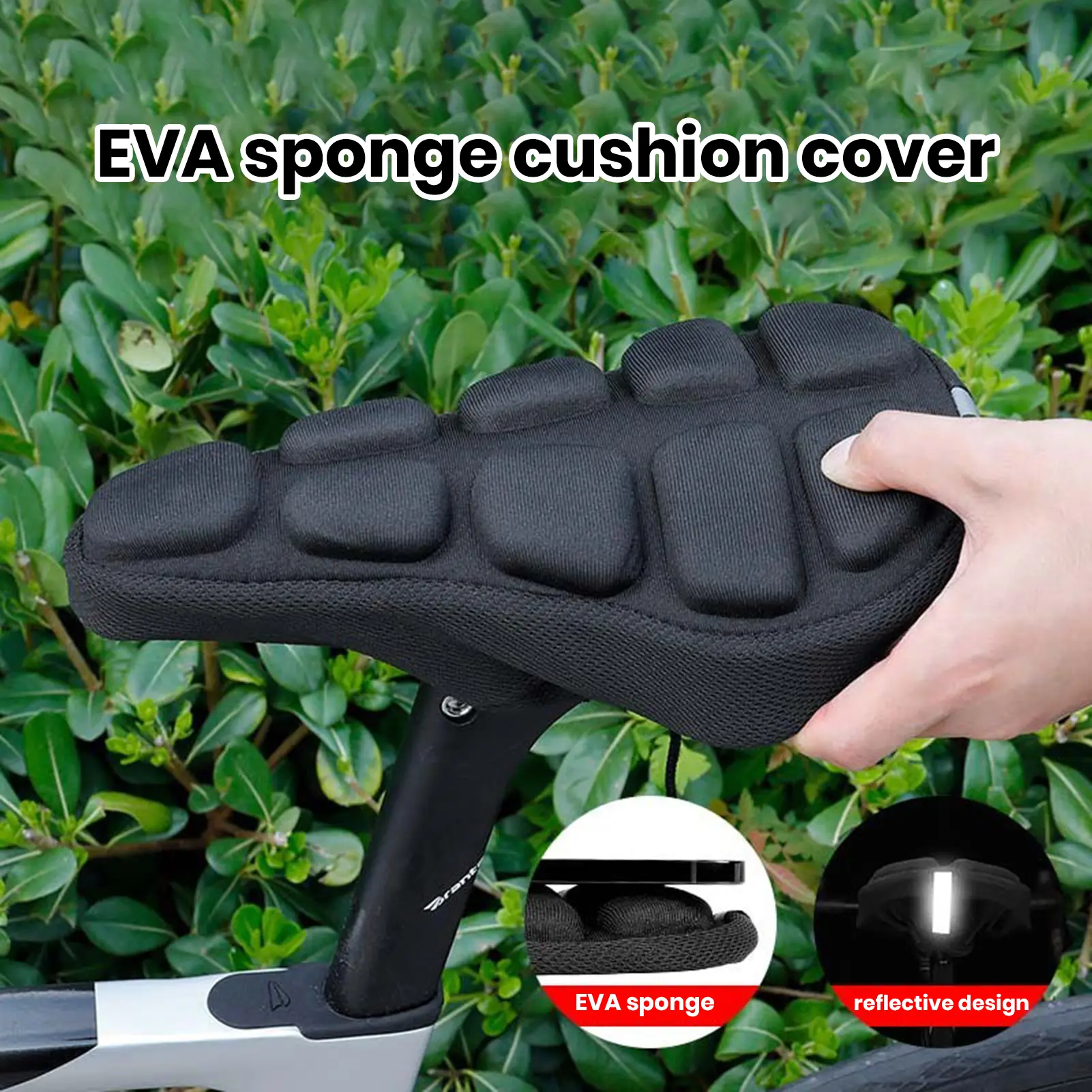 Bọc Yên Xe Đạp, Thoáng Khí, Đệm Ghế Xe Đạp Phục Hồi, Chống Thấm Nước, Dày, Thích Hợp Thông Dụng, Bọc Đệm Ghế Xe Đạp
