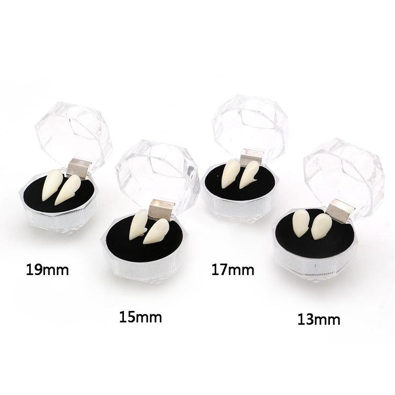 Product Introduction of Bloodcurdling Vampire Werewolves Fangs Fake Dentures Teeth Costume Halloween Fad New Party Tricky Props 21