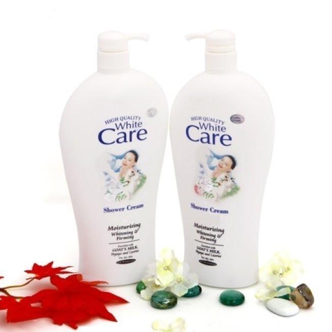 (ComBo 2 Chai) Sữa tắm dê White care 9x chai 1200ml 2