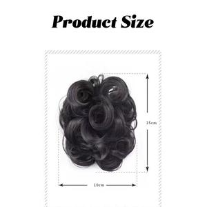 Fashion Korean Bun Wig Hair Claw Female Fluffy Hair Bun Clip Wig Bun Hair Clip For Women Bun Style Hair Extension Women