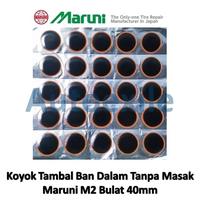 Gambar Koyok Tambal Tempel Ban Dalam Maruni M2 Bulat 40mm M-2 Tip Top Tube Tanpa Masak Made in Japan - Hitam Jingga dari Autoexile Kota Medan 1 Tokopedia