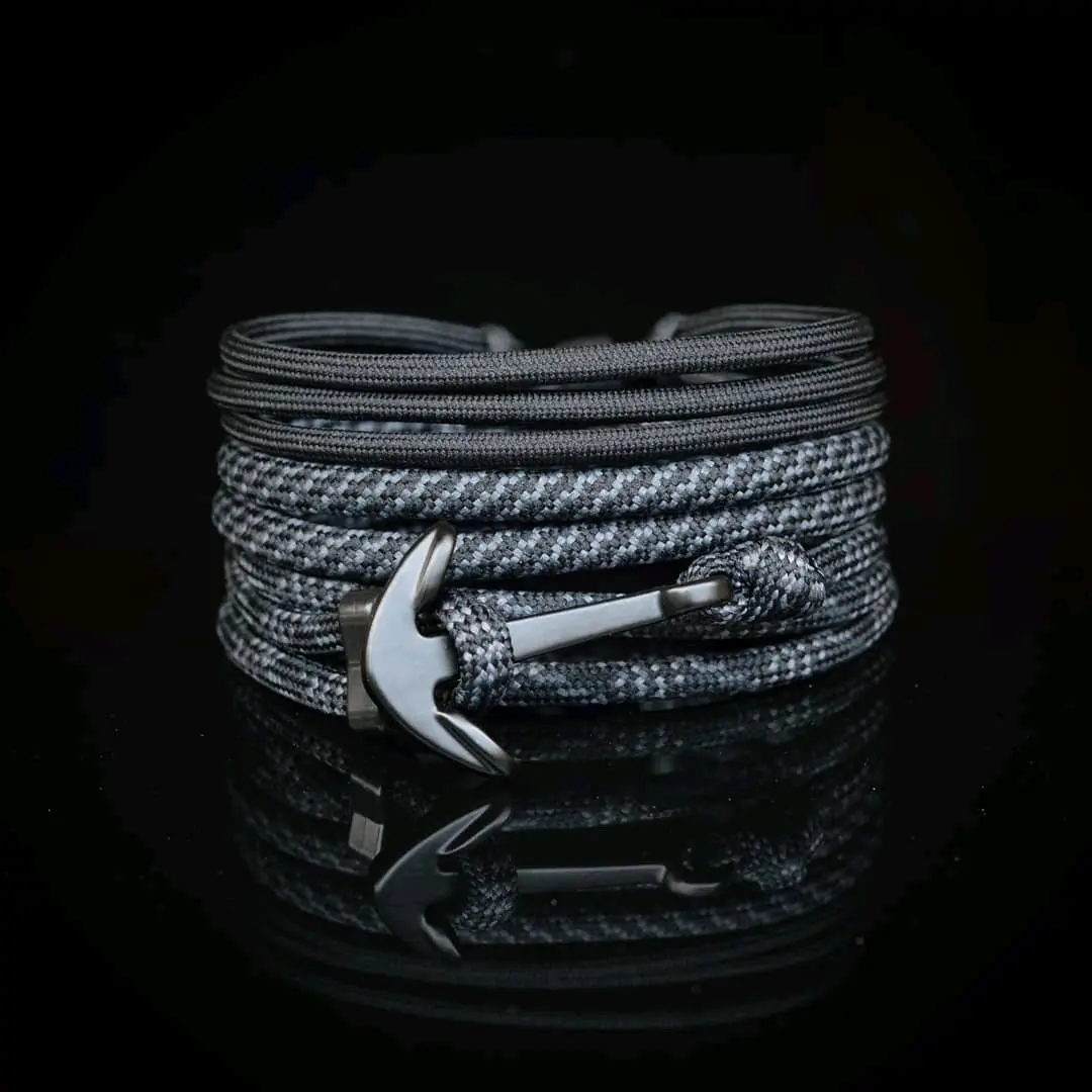 Gelang Black Satu Sett 3inOne Harian OOTD Laki-laki Perempuan Kain Bracelet Tali Bracelets