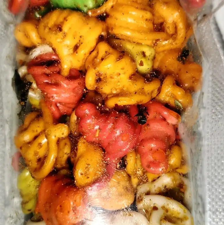 Kerupuk Keong Pedas & ORI daun jeruk 1