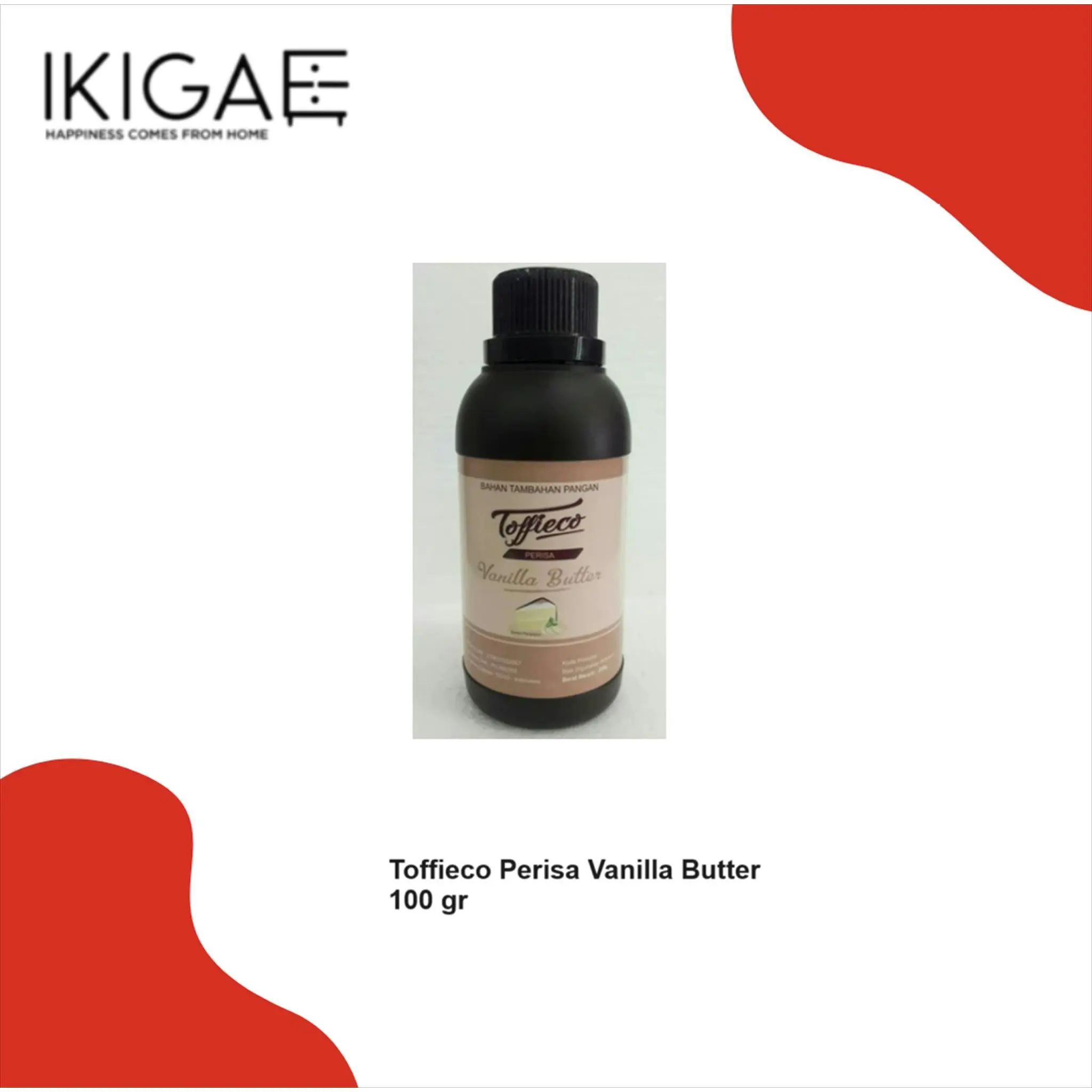 TOFFIECO PERISA / PASTA VANILLA BUTTER 100 GR