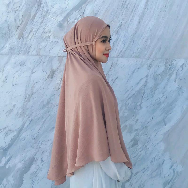 Bergo Crinkle Airflow Jumbo /Jilbab Bergo Crinkle Airflow/Kerudung Bergo 2