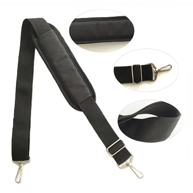 FreeHummingbird # Black Bag Strap For Men Package Strong Shoulder Belt For Men Briefcase Laptop Bag Bag Belt Accessory