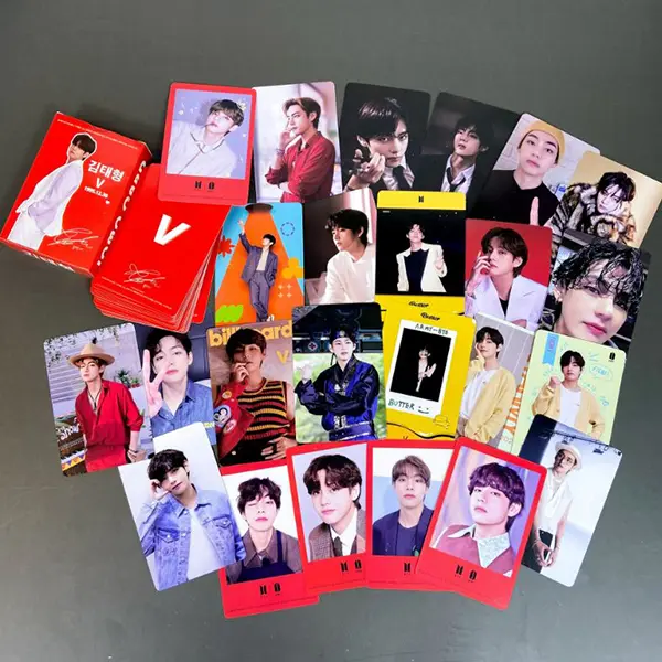 agk026 lomo card BTS 55pcs photocard PC v jimin jin rm suga jhope jk Cards 5