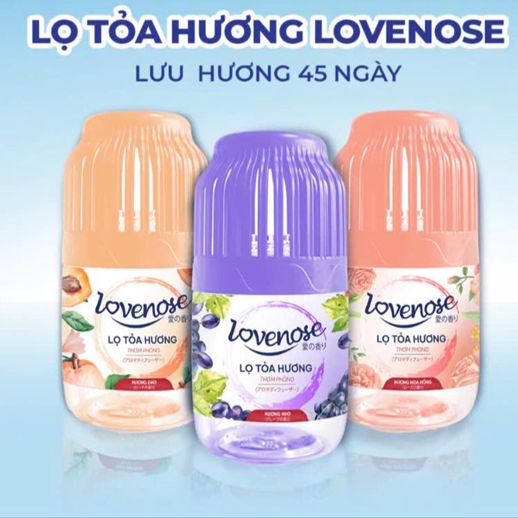  Combo 3 lọ toả hương  180ml LOVENOSE phiên bản mới  làm thơm phòng Dầu Thơm Phòng Nước Hoa 