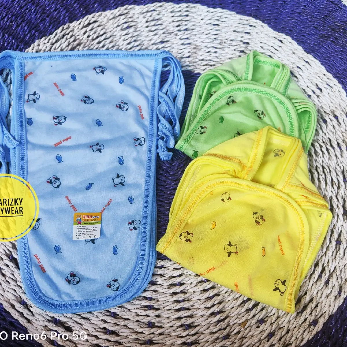 1lusin 12pcs popok bayi fullwarna fullmotif