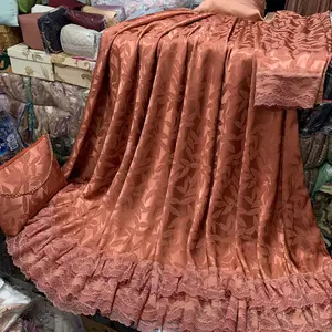 Mukena Yuraa / Silk Embos / Motif Renda 2 Susun / Rok Dewasa