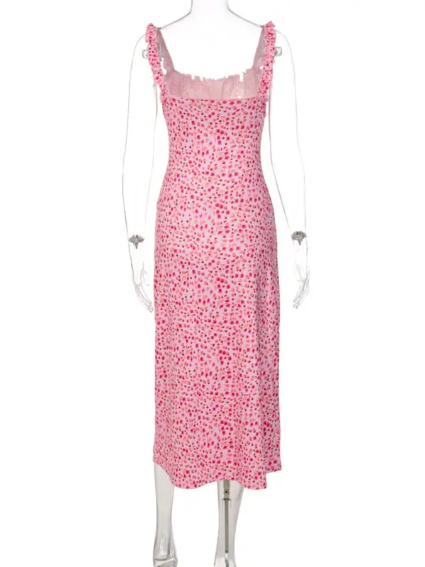 Women's Ditsy Floral Print Cami Dress, Casual Sleeveless Dress for Summer, Fashion Women's Dress for Daily Wear 5