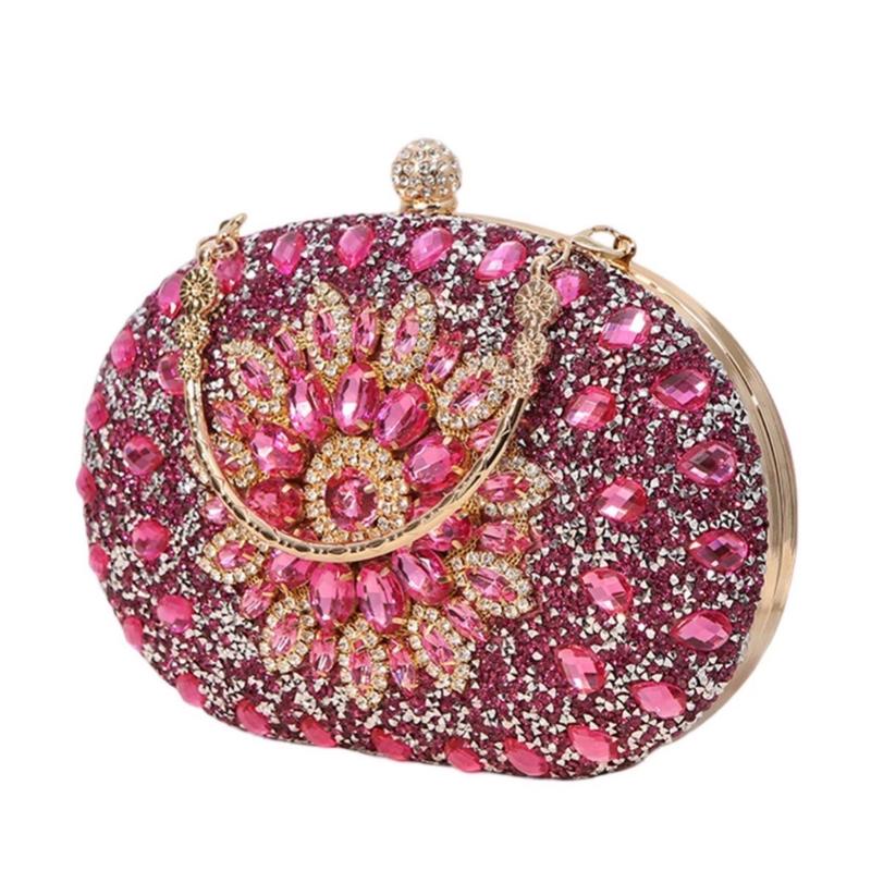 Ví Cầm Tay Đính Đá Lấp Lánh Sang Trọng, Túi Dự Tiệc Sang Trọng Mã 240 Nữ Lady Clutch Đinh Da