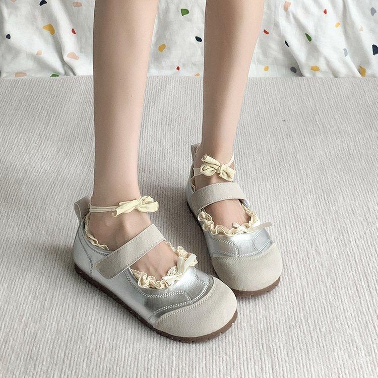 Product Introduction of Giày búp bê nữ da lộn LAMMI CUTIE SHOES  mã SN02  cao cấp. 15
