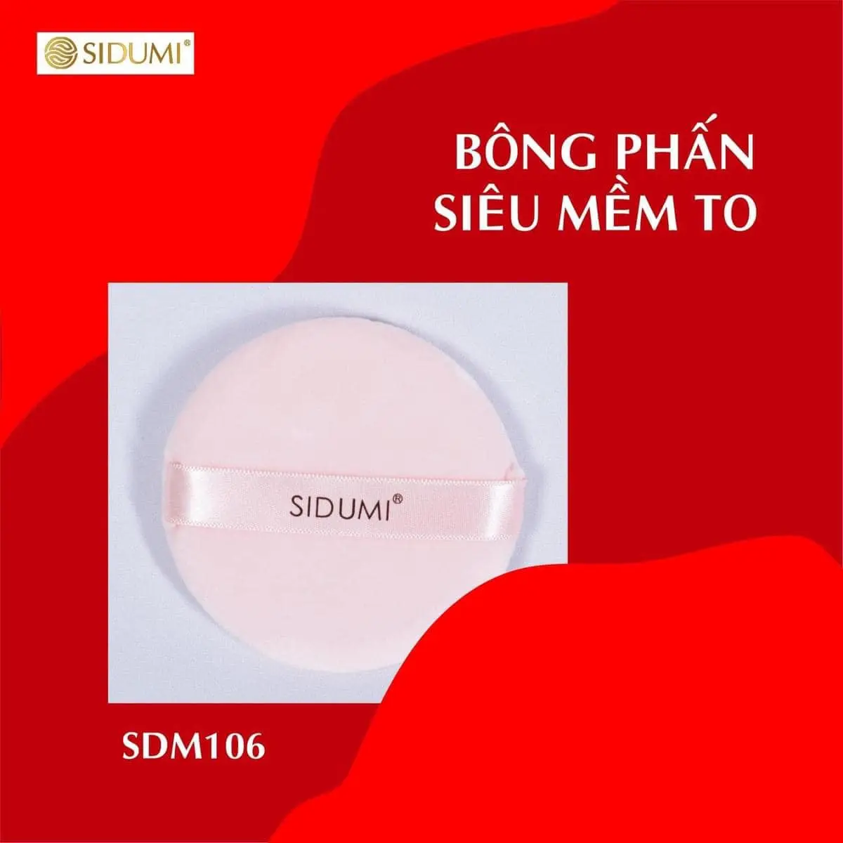 BÔNG PHẤN SIDUMI SIÊU MỀM TO 106