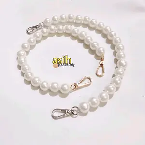 Tali tas mutiara sintesis 16mm