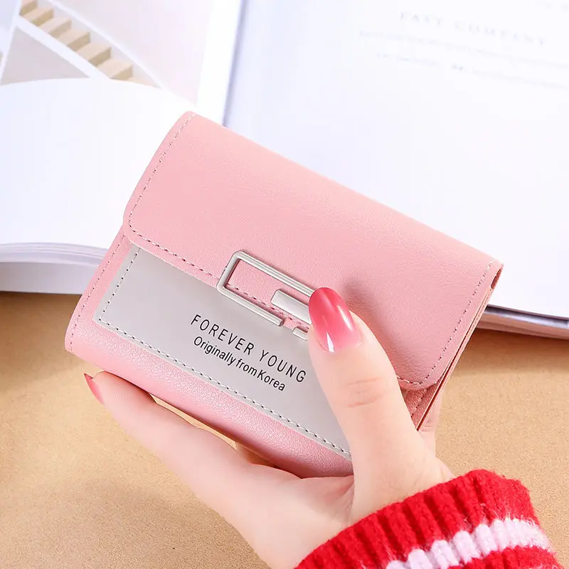 Ví nữ mini siêu đẹp - siêu xinh - Quảng Châu Wallet Hình Chữ Nhật Da 0