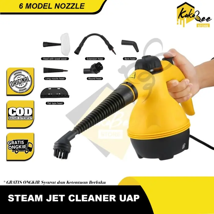 ALAT MESIN STEAM UAP PEMBERSIH MOBIL RUMAH - STEAM CLEANER PORTABLE - GEN WORKSHOP 0