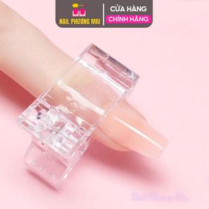 Kẹp Móng Úp Gel Gôm Làm Nail, Nhựa Dày Cứng Chuẩn Đẹp, Kẹp Định Hình Form Móng Siêu Nhanh, Đầu Kẹp To Linh Hoạt Women Nữ