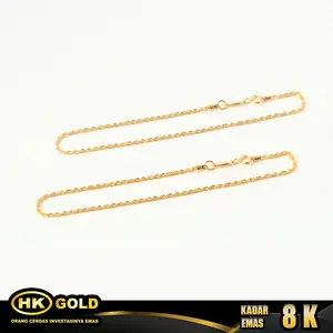 HK MUSTIKA - GELANG EMAS  8K - TYPE 1246