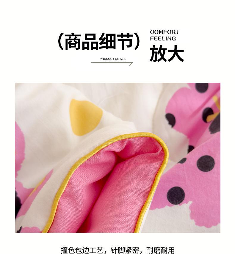 Product Introduction of 2025 Ins Cartoon Double Layer Gauze Class A Summer Cool Quilt Children's Thin Summer Air Conditioning Quilt Student Single Washable Summer Quilt 15