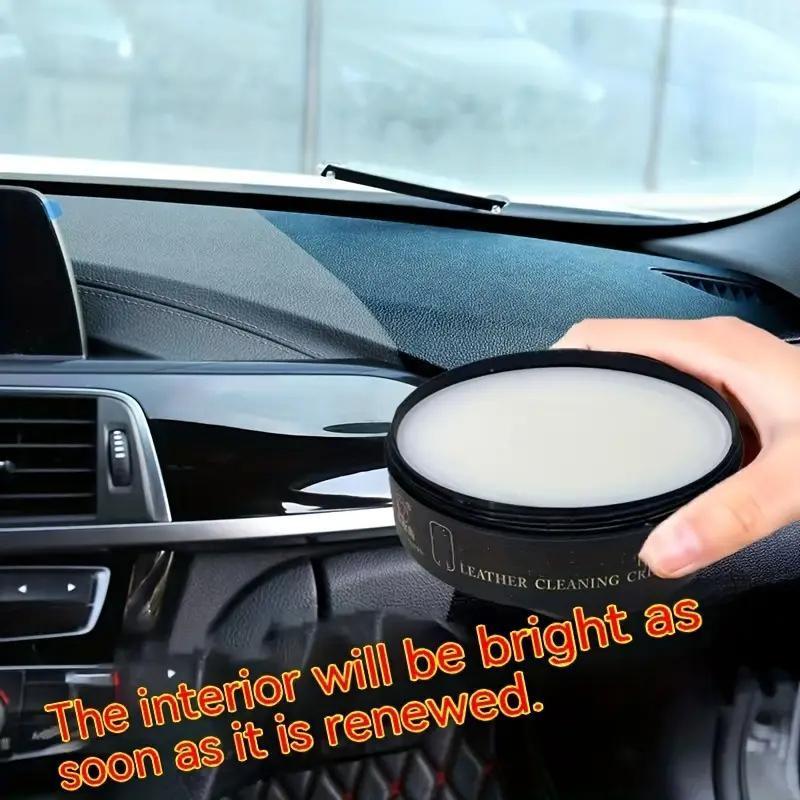 Product Introduction of Car Leather Seat Maintenance Care Oil, 1 Count Multifunctional Leather & Interior Cleaning Care Cream, Professional Car Interior Care Product 7