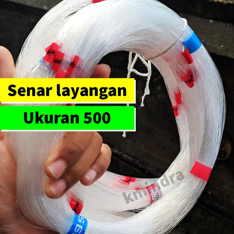 Senar / tali layangan ukuran 500 600 700 original kuat cap ikan kakap 1