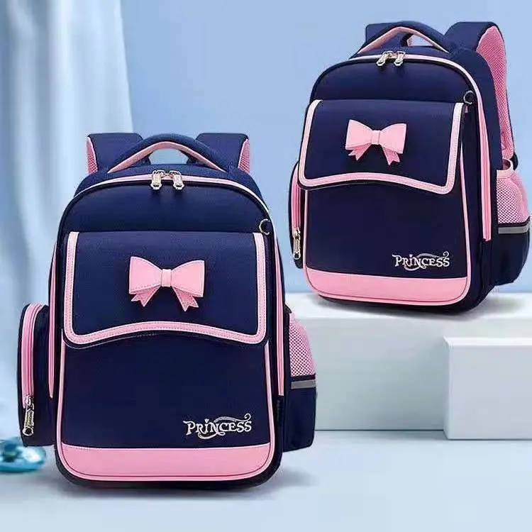 Beg galas Ikatan Simpul, untuk Gadis Sekolah Rendah, Ringan dan Comel, Pelindung Tulang Belakang, Sesuai untuk Gred 1-3-6, Model Baru dan Popular, 2025