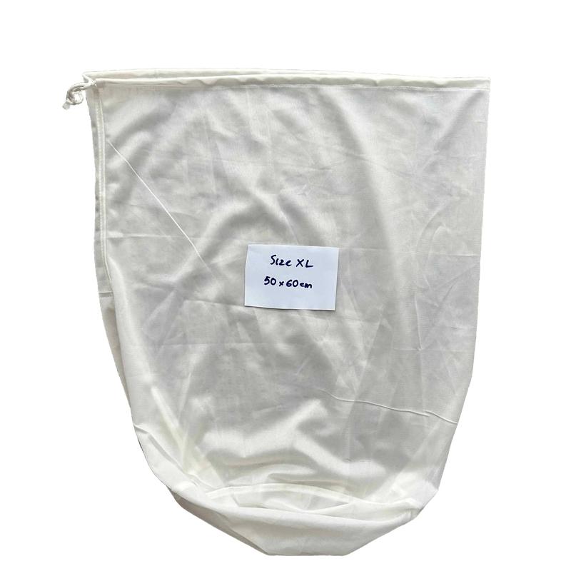 Túi lọc trà, bột đa năng size XL 50*60cm, xài 1000 lần, để lọc bất cứ thứ gì: lọc nước ép, sữa hạt, sữa đậu nành, sữa chua, nước cốt, lọc nấm Kefir, lọc trà, kombucha, thức ăn dặm, cà phê, mật ong, nước mắm, dầu mỡ, lọc bột, Có thể gập lại, tái sử dụng