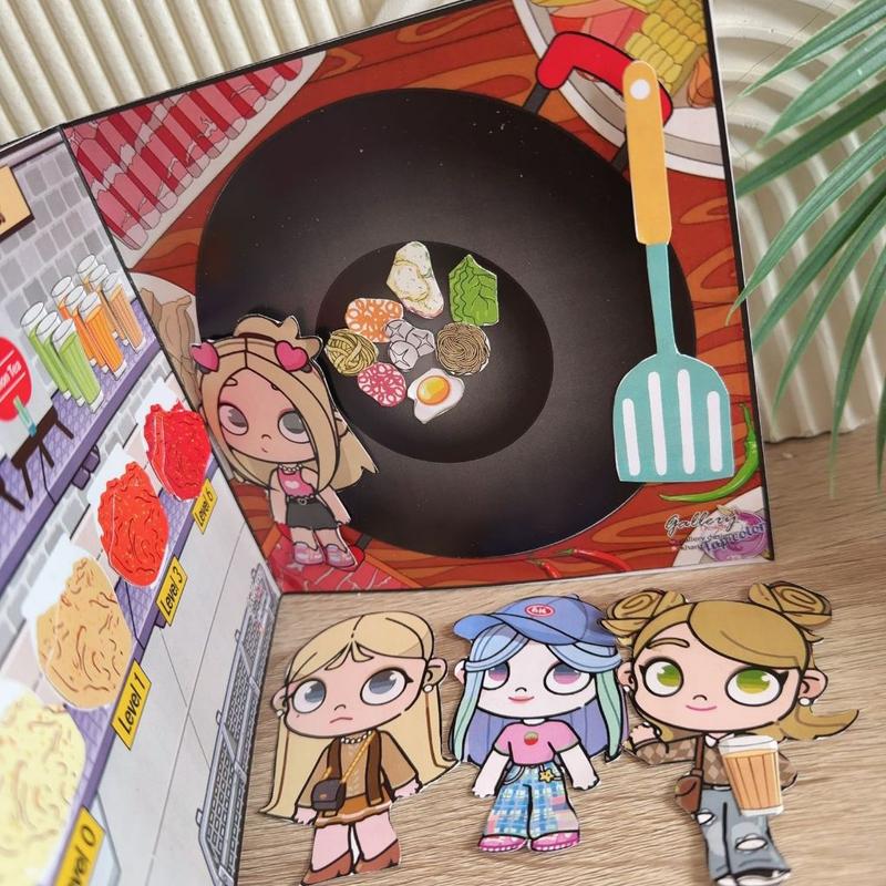 RESTO SEBLAK AVATAR Paperdoll Bongkar Pasang Mainan Edukasi Anak Terbaru 4