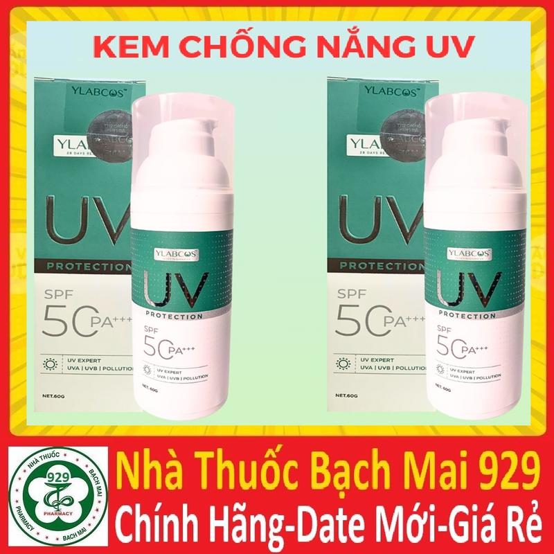 kem chống nắng đa tầng UV protection spf 50 pa+++ ylabcos drlacir dr lacir net.60gram date mới Skincare Nữ