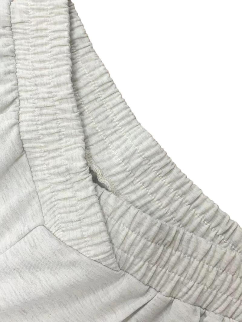 Product Introduction of Women's Solid Color Elastic Waist Wide Leg Sweatpants, Chic Casual Comfy Trousers for Daily Wear, Ladies Bottoms for All Seasons, Baggy Pants 7
