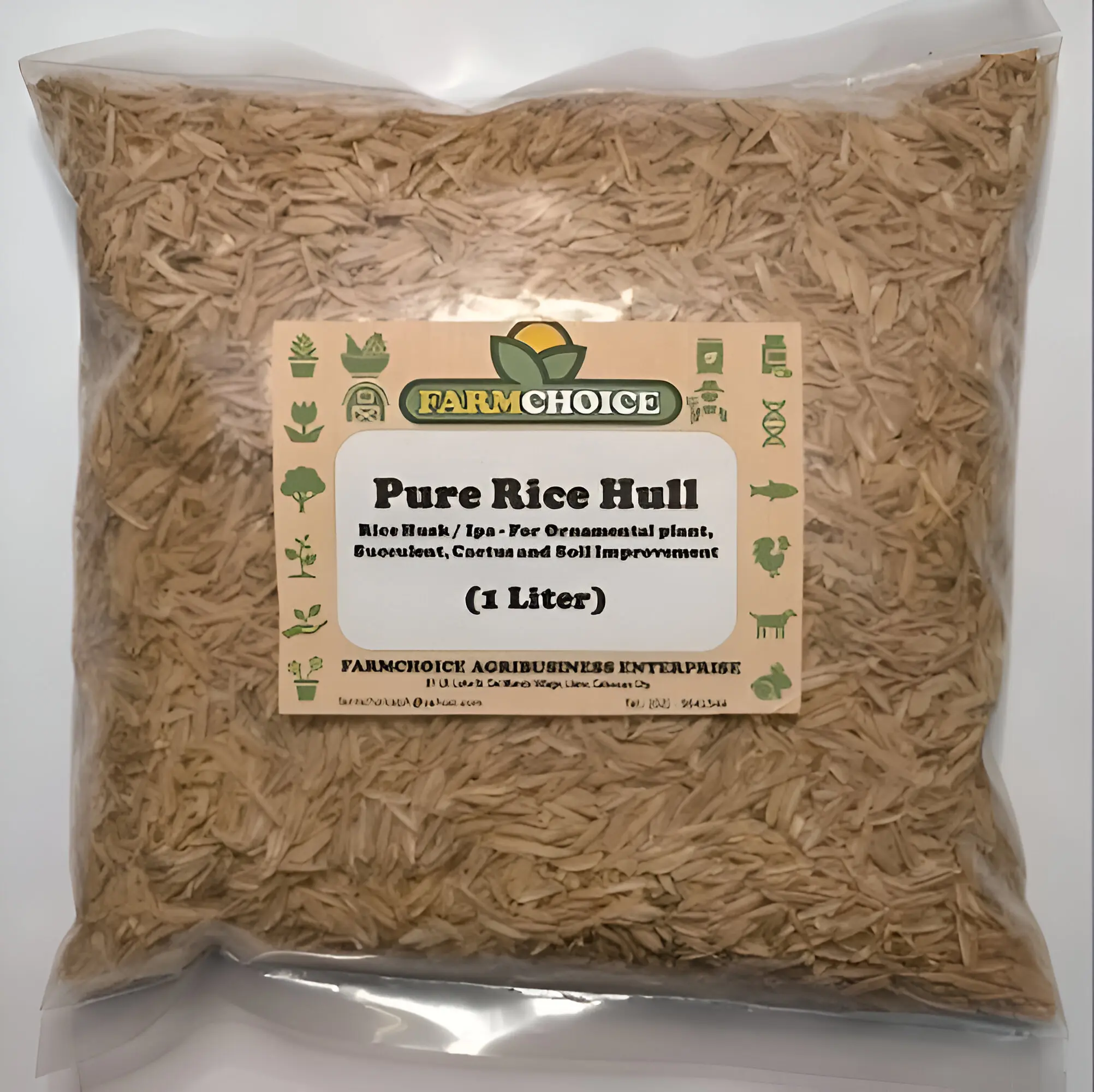 PURE RICE HULL / RICE HUSK / IPA (1L) - FOR ORNAMENTAL PLANT, SUCCULENT ...