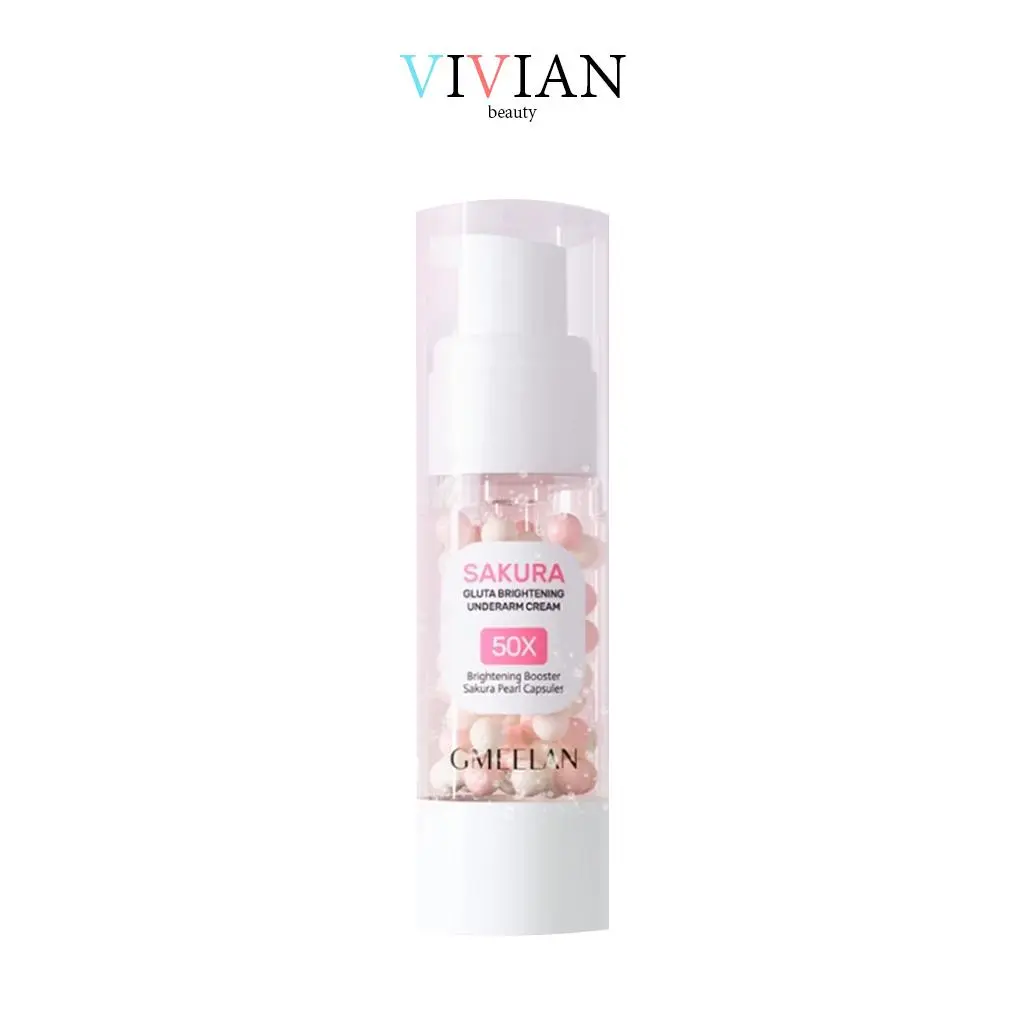 【SALE】GMEELAN Sakura Underarm Whitening Cream Body Lotion Moisturizer 30g Skin Care Beauty Cherry Hydrating Evening Gel