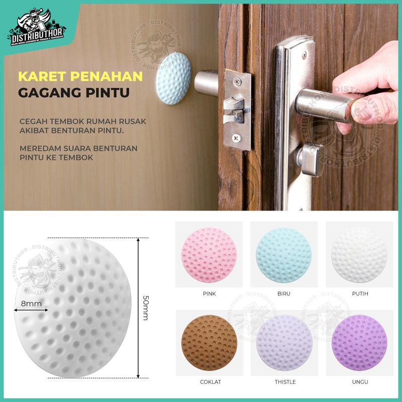Penahan Pintu Tempel Dinding Door Handle Alat Ganjelan Gagang - Shop ...