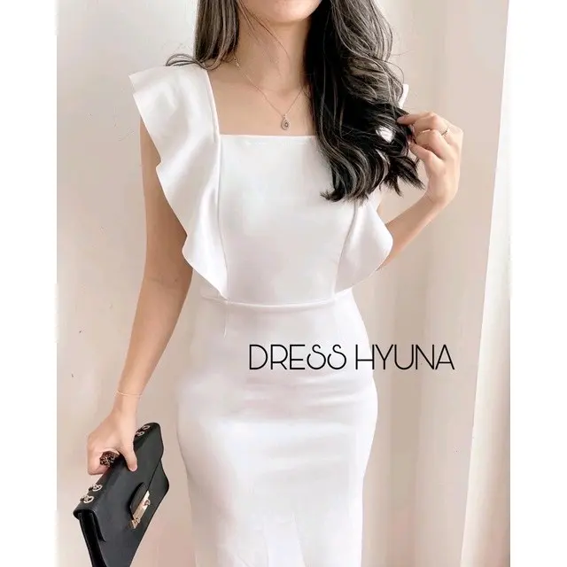 Dress  Hyuna Midi Scuba Dress Koreanstyle