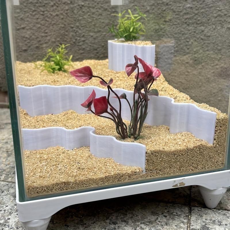 3D Printed Fish Tank Decoration board, 3 Counts/set Artificial Hill Shaped Decoration board, Fish & Shrimp Habitat board, Aquarium Decoration 7