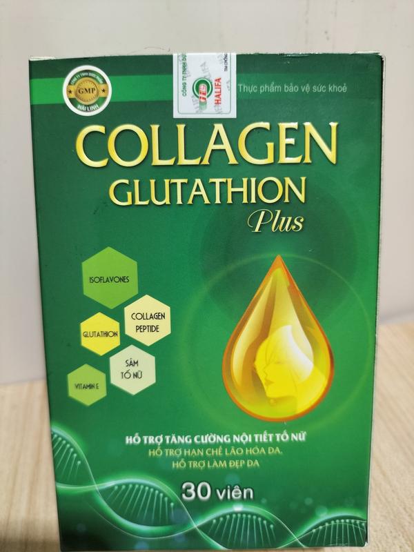 MUA COLLAGEN GLUTATHION TẶNG VITAMIN E 500, HỖ TRỢ CẢI THIỆN NỘI TIẾT TỐ NỮ,  HỖ TRỢ LÀM ĐẸP DA – HỘP 30 VIÊN glutathione 2