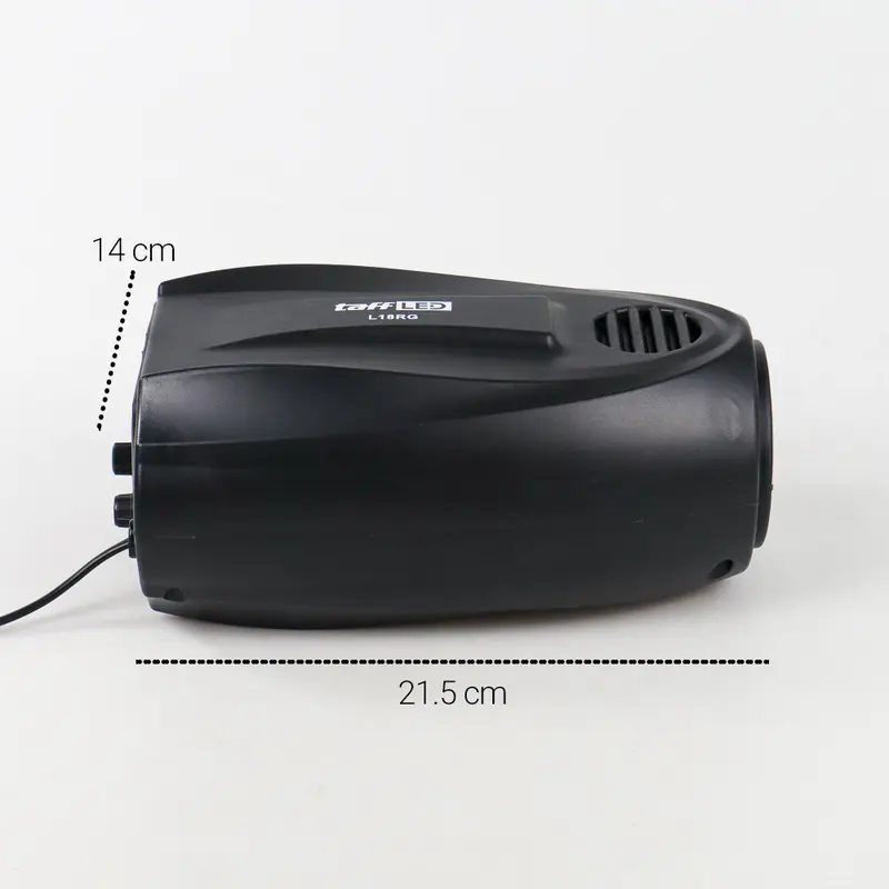 Lampu Sorot LED Spotlight EU Plug 240V 10W - L18RG - Black sorot 3