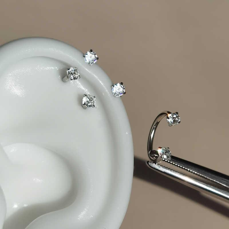  Đinh Tán Xương Tai Hình Chữ U Thiết Kế Độc Đáo Dành Cho Phụ Nữ Được Làm Bằng Thép Titan Vít Xoắn Thích Hợp Cho Vòng Tai Và Mũi Được Làm Bằng Thép Không Gỉ Bán Buôn Có Sẵn 