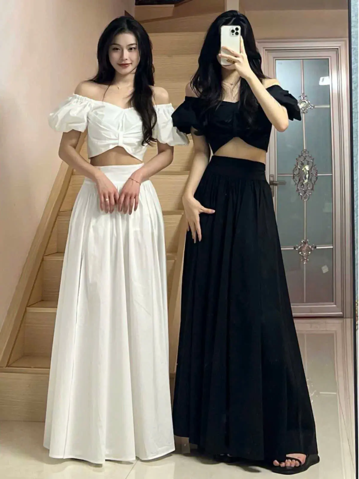 Chân Váy Linen Dáng Dài Mixi 90cm - Ngân Linen