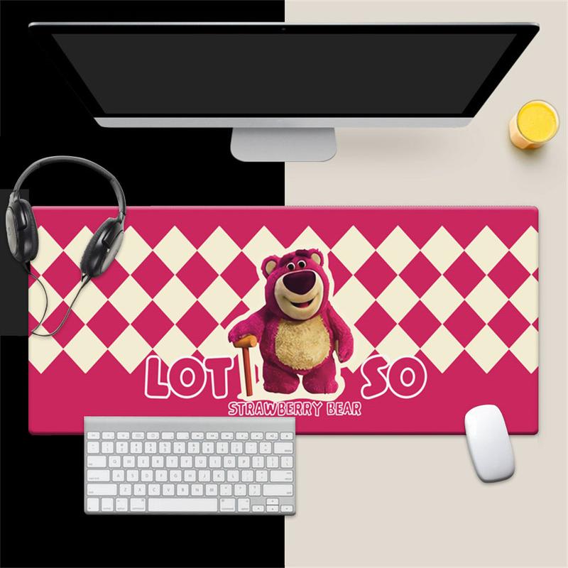 Product Introduction of Mouse Pad Mousepad Keyboard Sticker Cute Character Karakter Lucu Strawberry Bear 18