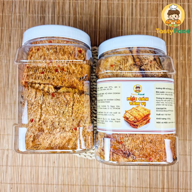 Mực Cán Gia Vị Cay Tasty Food | Hàng loại I 5