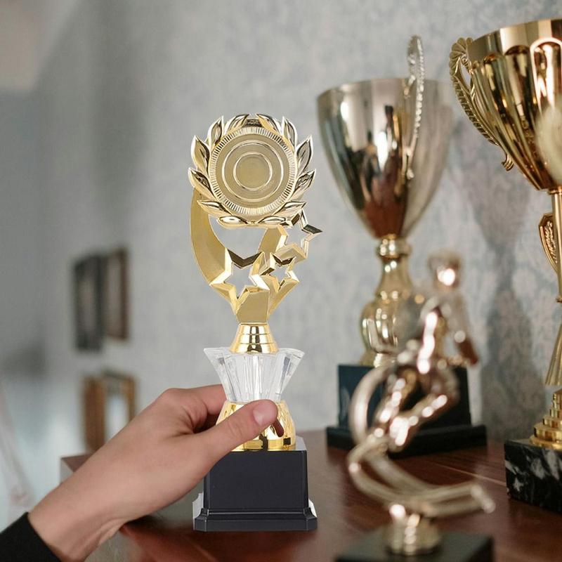 Product Introduction of New Golden Award Trophy Star Football Small Statue School Rewarding Supply Craft Souvenirs Reward Prize Cup Children's Performances Figurines 13