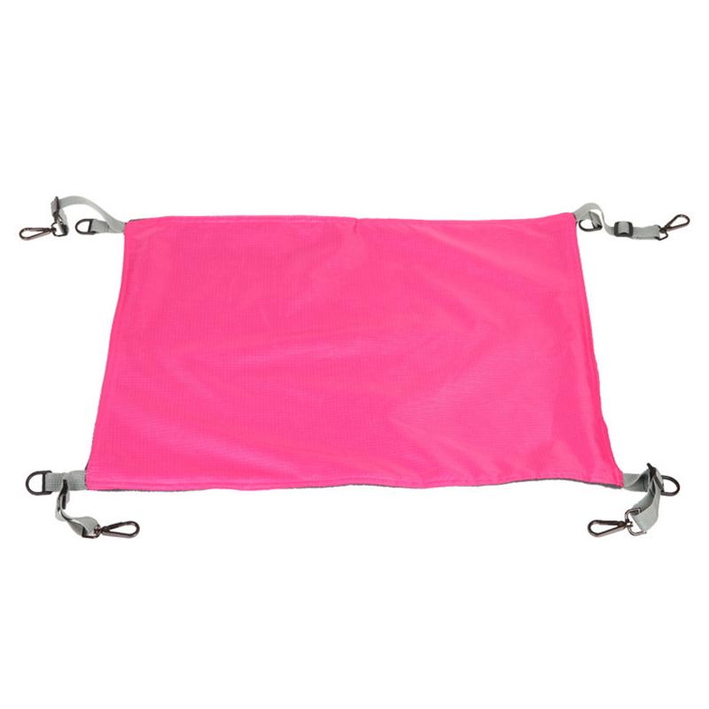 Cat Sleeping Mat Hammock Swing Refillable Cats Toys Two Sides 55*43cm Rosy 0
